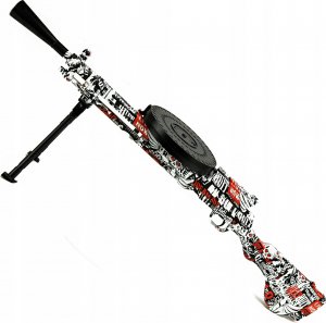 Chenghai KARABIN AUTOMAT KULKI ŻEL DP-28 PISTOLET WYRZUTNIA 3