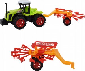 Skleplolki TRAKTOR CIĄGNIK PRZYCZEPY ZABAWKA ZESTAW FARMER 3