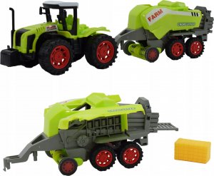 Skleplolki TRAKTOR CIĄGNIK PRZYCZEPY ZABAWKA ZESTAW FARMER 9