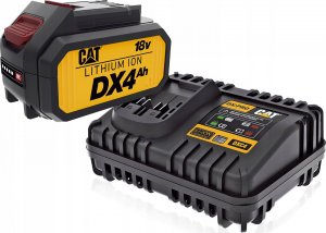 CAT Akumulator CAT DXB4 18V 4.0Ah + Ładowarka DXC4 4A 1