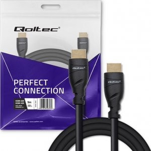 Kabel Qoltec HDMI - HDMI 5m czarny (50353) 5