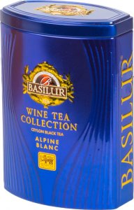 Basilur Basilur ALPINE BLANC czarna herbata liść Ceylon BIAŁE WINO puszka - 75 g 1