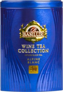 Basilur Basilur ALPINE BLANC czarna herbata liść Ceylon BIAŁE WINO puszka - 75 g 2
