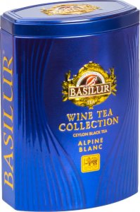 Basilur Basilur ALPINE BLANC czarna herbata liść Ceylon BIAŁE WINO puszka - 75 g 3