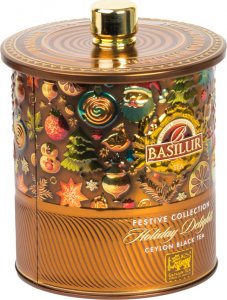 Basilur Basilur HOLIDAY DELIGHTS czarna herbata świąteczna KORZENNA puszka - 75g 2