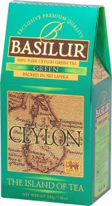 Basilur Basilur GREEN zielona herbata Ceylon Young Hyson MŁODE LISTKI - 200 g 1