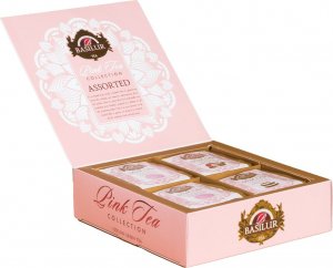 Basilur Basilur PINK TEA COLLECTION zestaw herbat 4 SMAKI na PREZENT - 40 szt. 1