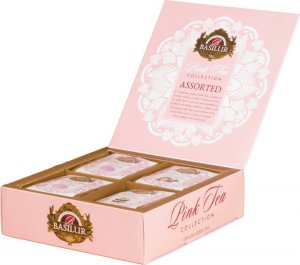 Basilur Basilur PINK TEA COLLECTION zestaw herbat 4 SMAKI na PREZENT - 40 szt. 2