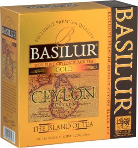 Basilur Basilur GOLD czarna herbata cejlońska TOREBKI ekspresowa - 100 x 2 g 5