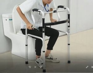 OrthoVisions Balkonik alu chodzik rehabilitacyjny do wstawania 11