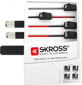 Skross SKROSS World Adapter MUV USB strømfors 2