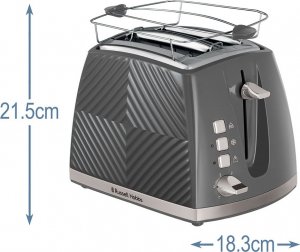 Toster Russell Hobbs Groove 26392-56 szary 7