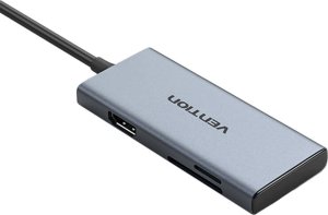 HUB USB Vention Hub USB-C do HDMI, 3x USB 3.0, SD, TF Vention TOOHB 0,15m Szary 2