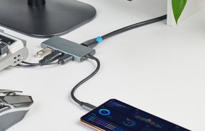 HUB USB Vention Hub USB-C do HDMI, 3x USB 3.0, SD, TF Vention TOOHB 0,15m Szary 7