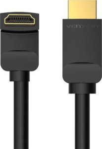 Kabel Vention Kabel HDMI Vention AAQBG 1,5m kątowy 270° (czarny) 1