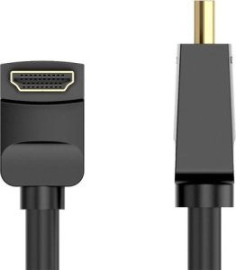 Kabel Vention Kabel HDMI Vention AARBG 1,5 m kątowy 90° (czarny) 1