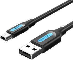 Kabel USB Vention Kabel USB 2.0 A do Mini-B Vention COMBF 1m czarny PVC 1