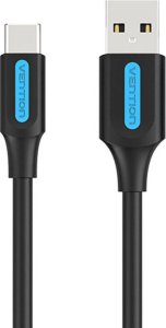 Kabel USB Vention Kabel USB 2.0 A do USB-C 3A 1,5m Vention COKBG czarny 1