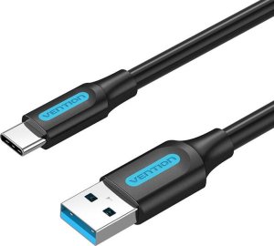 Kabel USB Vention Kabel USB 3.0 A do USB-C Vention COZBG 1,5m czarny PVC 1