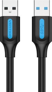 Kabel USB Vention Kabel USB 3.0 Vention CONBD 0,5m czarny PVC 1