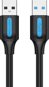 Kabel USB Vention Kabel USB 3.0 Vention CONBF 1m czarny PVC 1