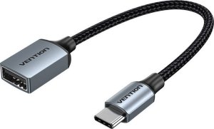 Kabel USB Vention Kabel USB-C 2.0 męski na USB-A żeński OTG Vention CCWHB 0,15 m, szary 1