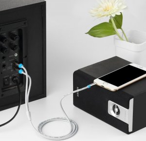 Kabel Vention Jack 3.5mm - RCA (Cinch) x2 1.5m czarny (BCFBG) 4