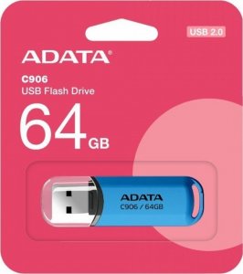 Pendrive ADATA Pendrive C906 64GB USB2.0 niebieski 1