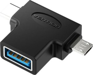 Adapter USB Vention Adapter OTG USB do USB-C i micro USB Vention CDIB0 2