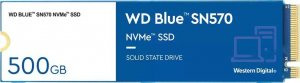 Dysk SSD WD Blue SN570 500GB M.2 2280 PCI-E x4 Gen3 NVMe (WDBB9E5000ANC-WRSN) 1