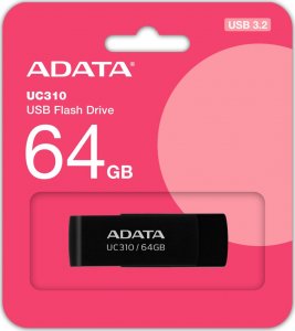 Pendrive ADATA Pendrive UC310 64GB USB3.2 czarny 1