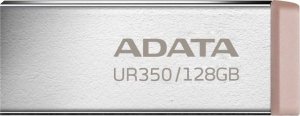 Pendrive ADATA Pendrive UR350 128GB USB3.2 Gen1 Metal bršzowy 1