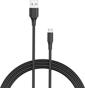 Kabel USB Vention Kabel USB 2.0 A męski do Micro-B męski 2A Vention CTIBC 0,25m czarny 1