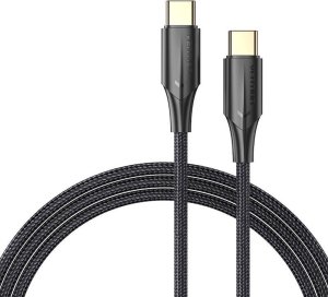 Kabel USB Vention Kabel USB-C 2.0 do USB-C 3A Vention TAUBH 2m Czarny LED 1