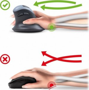 Mysz Yenkee Mysz ergonomiczna pionowa YMS 50350 ERGO USB A , USB C 9