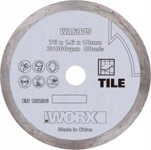 Worx Tarcza diamentowa tnąca 76mm WORX WA6075 1