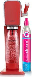 Saturator Sodastream Art + 1 butelka + gaz Czerwony 1