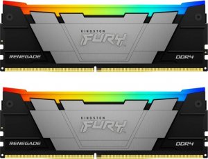 Pamięć Kingston Fury Renegade RGB, DDR4, 64 GB, 3600MHz, CL18 (KF436C18RB2AK2/64) 1