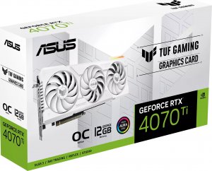 Karta graficzna Asus TUF Gaming GeForce RTX 4070 Ti White OC 12GB GDDR6X (TUF-RTX4070TI-O12G-WHITE-GAMING) 16