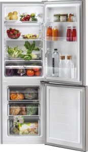 Lodówka Candy Candy CCG1L314ES Refrigerator, E, Free standing, Combi, Height 144 cm, Fridge net 109 L, Freezer net 48 L, Silver Candy 2