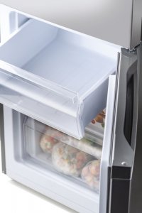Lodówka Candy Candy CCG1L314ES Refrigerator, E, Free standing, Combi, Height 144 cm, Fridge net 109 L, Freezer net 48 L, Silver Candy 8