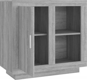 vidaXL Szafka, szary dąb sonoma, 80x40x75 cm 7