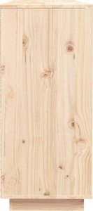 vidaXL Szafka, 110,5x35x80 cm, lite drewno sosnowe 7