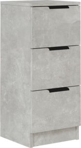 vidaXL Szafka, szarość betonu, 30x30x70 cm 2