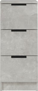 vidaXL Szafka, szarość betonu, 30x30x70 cm 6