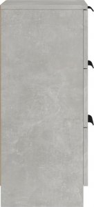 vidaXL Szafka, szarość betonu, 30x30x70 cm, materiał drewnopochodny 8