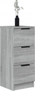 vidaXL Szafka, szary dąb sonoma, 30x30x70 cm cm 4