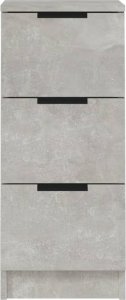 vidaXL Szafki, 2 szt., szarość betonu, 30x30x70 cm 6