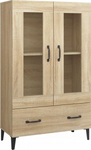 vidaXL Szafka, dąb sonoma, 70x31x115 cm, materiał drewnopochodny 2