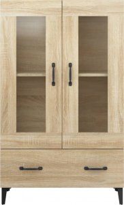 vidaXL Szafka, dąb sonoma, 70x31x115 cm, materiał drewnopochodny 6